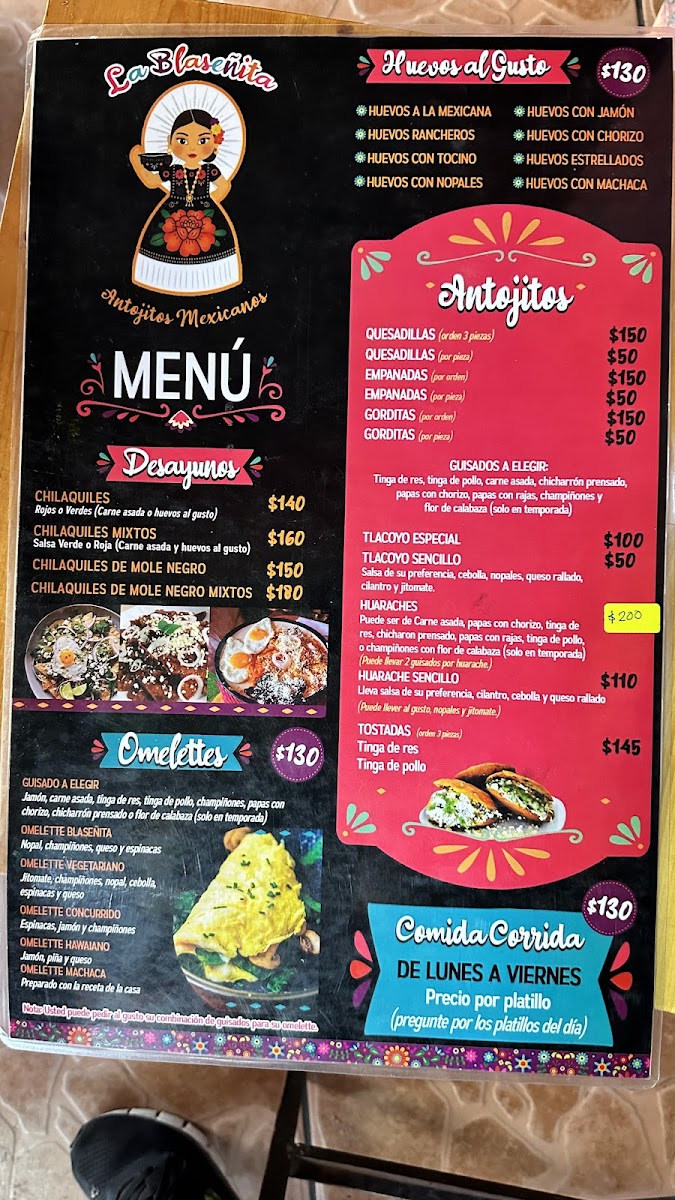 La Blaseñita Menu - Image 5